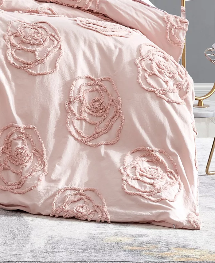 Betsey Johnson Rambling Rose 3-Pc. Duvet Cover Set， Twin