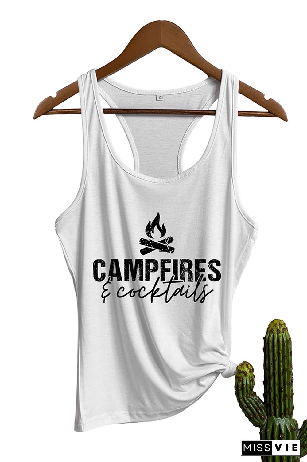 Campfires And Cocktails Tank Top Wholesale