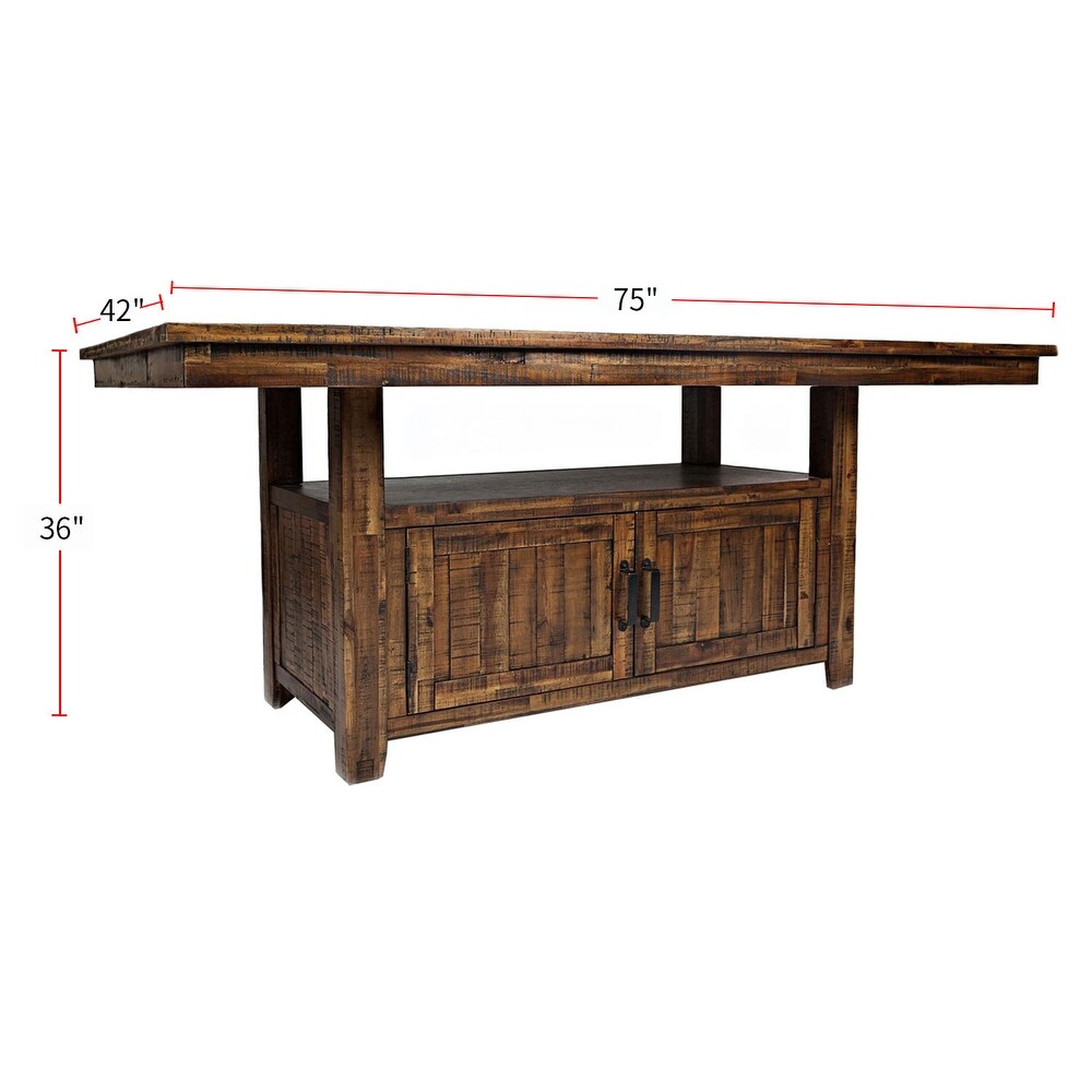 Wooden Dining Table in Distressed Dark Oak   Distressed Dark Oak