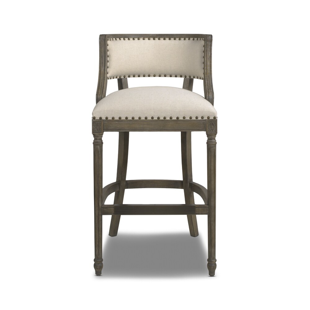 Paris Farmhouse Counter and Bar Stool with Backrest