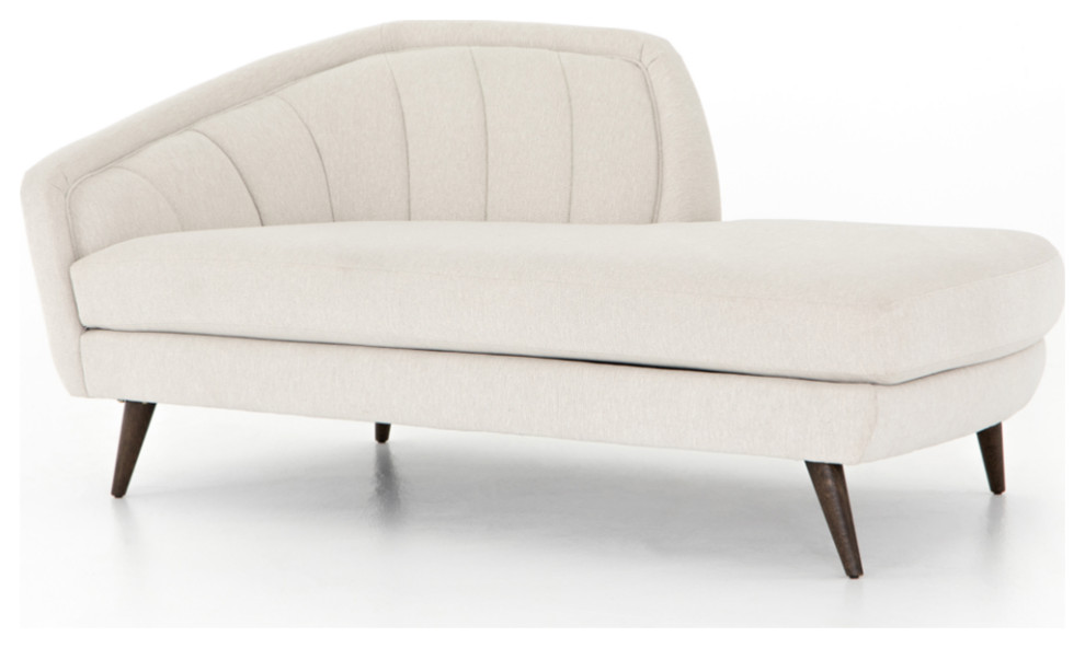 Rayen Left Arm Facing Chaise   Midcentury   Indoor Chaise Lounge Chairs   by Marco Polo Imports  Houzz