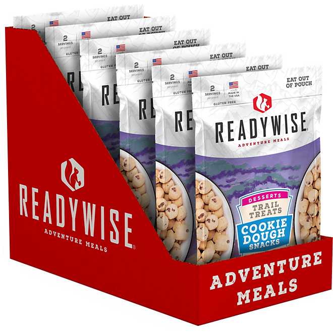 Wise Company Readywise Trail Treats Cookie Dough Snacks 6-Pack