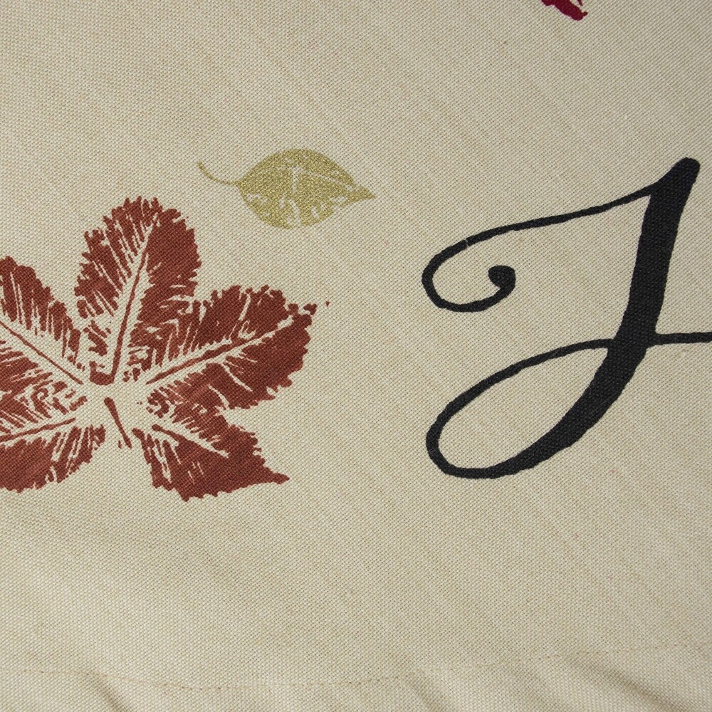 DII Rustic Leaves Kitchen Tablecloth