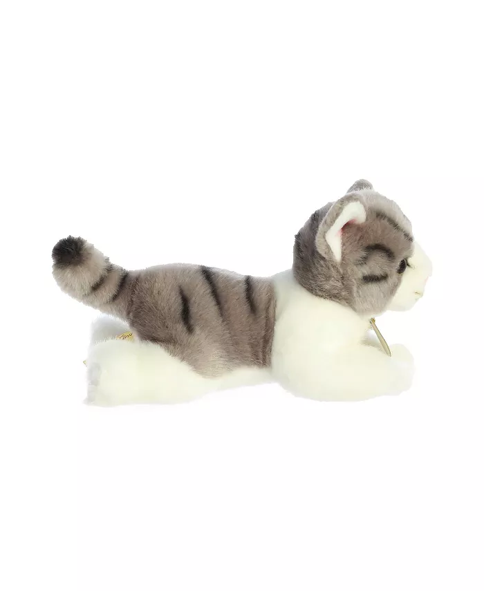 Aurora Small Grey Tabby Cat Miyoni Adorable Plush Toy 8