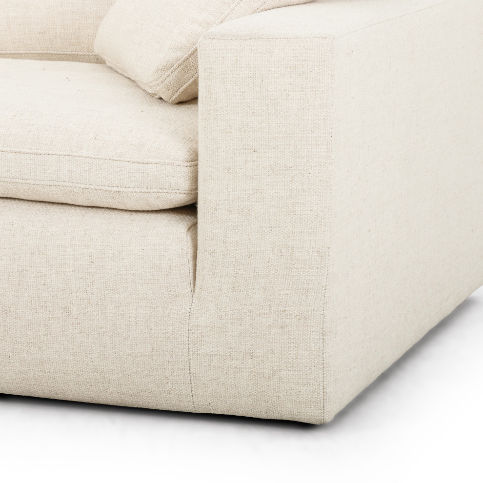 Plume Sofa  96 quot  Thames Cream   Transitional   Sofas   by Four Hands  Houzz