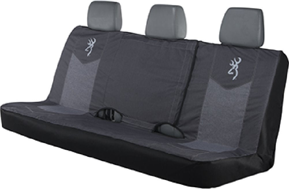 Signature Products  Browning Chevron Bench Seat Cover Black/Gray