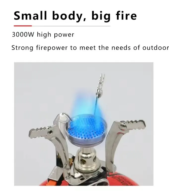 Yilaibeidi Outdoor mini windproof stove furnace end Outdoor camping  mountaineering and outdoor life  durable  high power