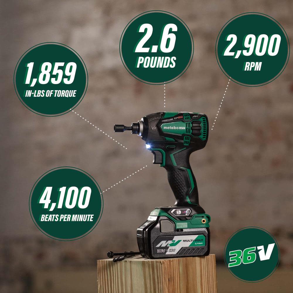 Multivolt 36V Brushless Triple Hammer Impact Driver (Bare Tool)