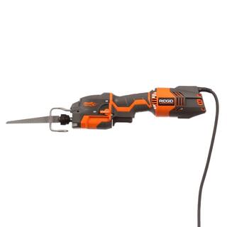 RIDGID Thru Cool 6 Amp Corded 1-Handed Orbital Reciprocating Saw Kit R3031