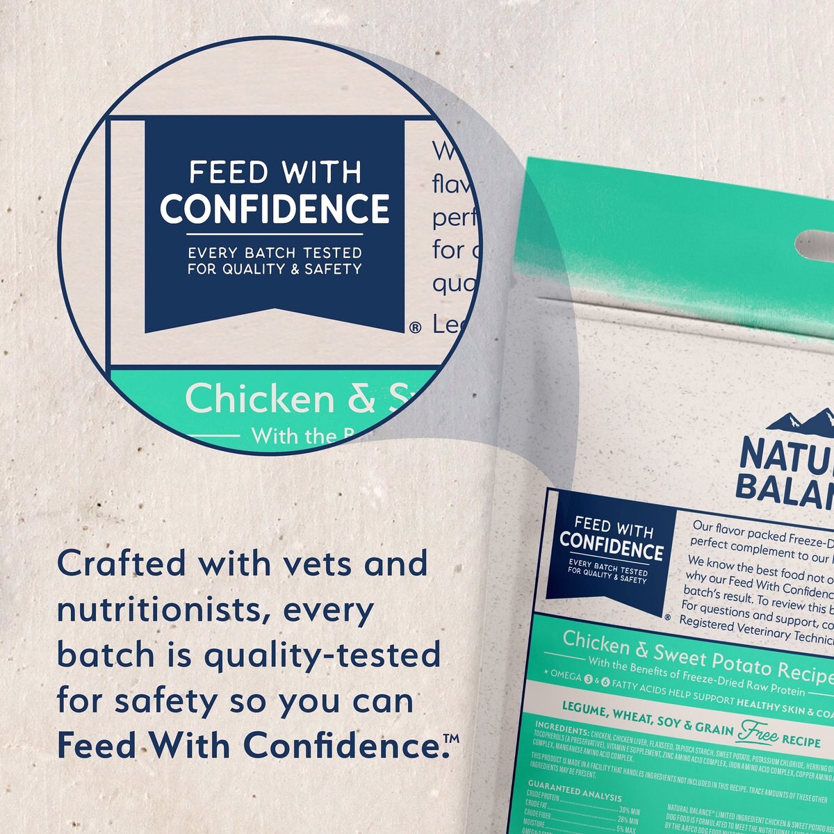 Natural Balance Limited Ingredient Freeze Dried Chicken and Sweet Potato Recipe Dog Dry Food