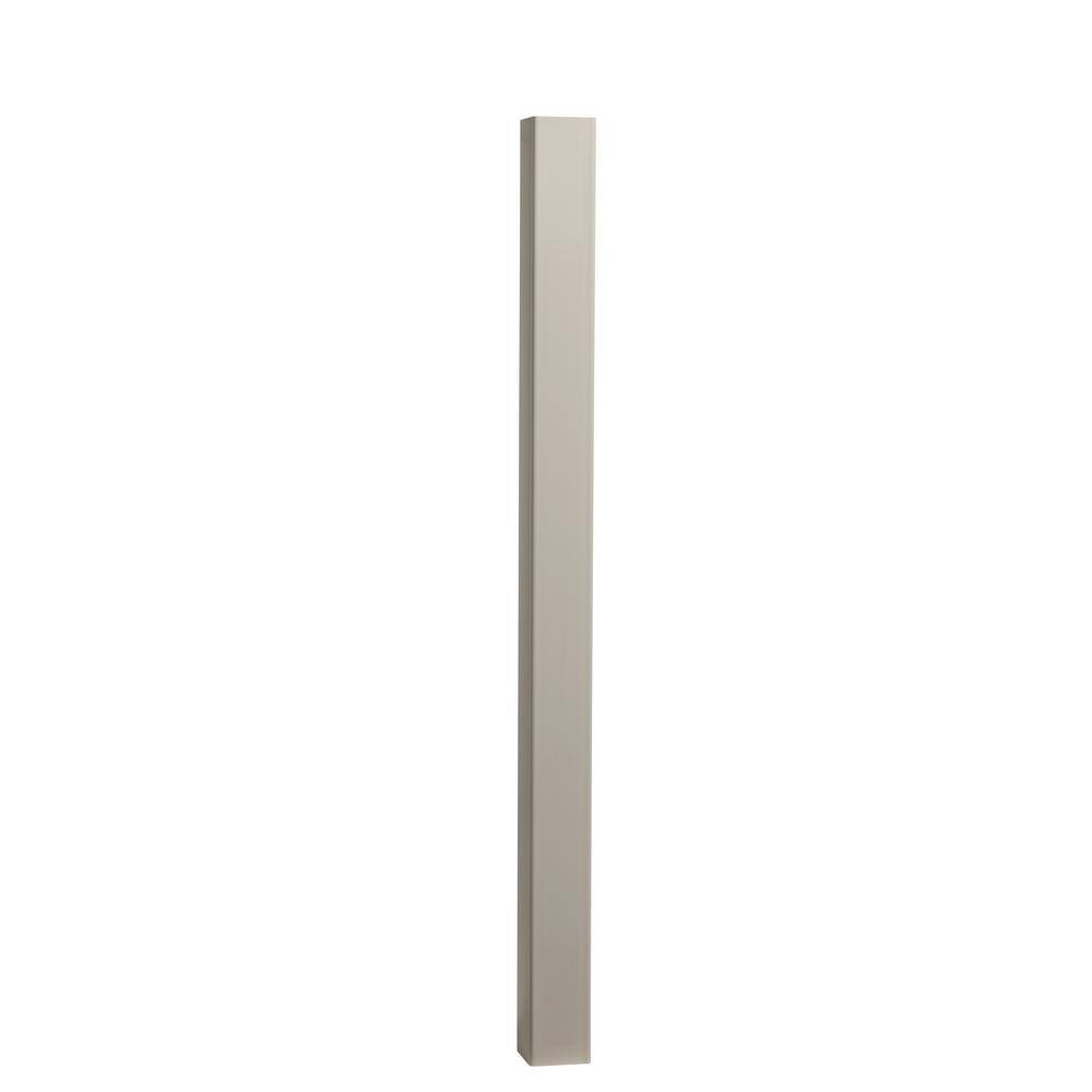 Veranda 5 in. x 5 in. x 9 ft. Fairfax Almond Vinyl Fence Post Blank 8811139HD