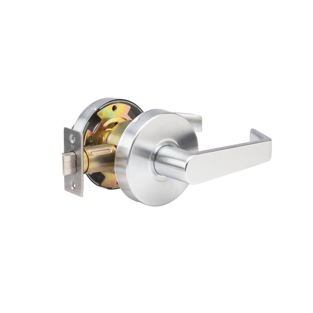 Taco LSV Saturn Standard Duty Brushed Chrome Grade 2 Commercial Cylindrical Passage HallCloset Door Handle DL-LSV10-US26D