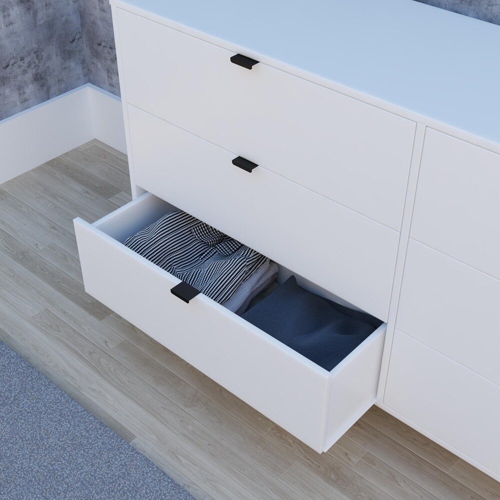 Modern 6 Drawer Dresser