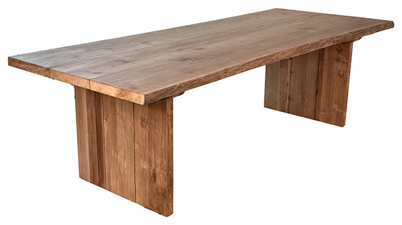 98 quotAyala Outdoor Solid Teak Dining Table   Rustic   Outdoor Dining Tables   by Terra Nova Designs  Inc.  Houzz