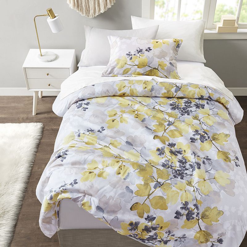 Madison Park Essentials Jeanie Modern Floral Comforter Set with Sheets