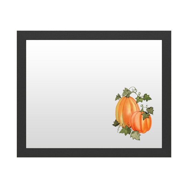 Trademark Fine Art Dry Erase Marker Board With Printed Artwork Kathleen Parr Mckenna x27 pumpkin And Vines I x27 White Board