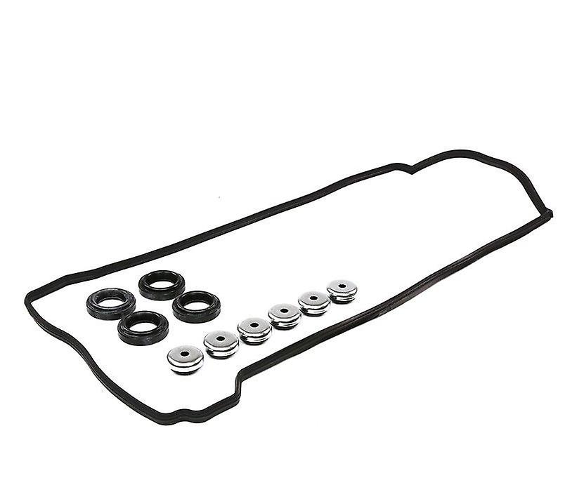 Valve Cover Gasket Set Compatible With Acura Rsx Tsx K20 K24 Replace 12030pnc000 Black