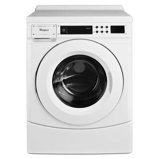 Whirlpool 3.1 cu. ft. High-Efficiency White Front Load Commercial Washing Machine CHW9160GW