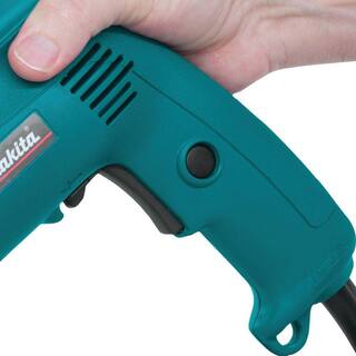 Makita 4.9 Amp 38 in. Corded Low Noise (79dB) Variable Speed Drill with Keyless Chuck and Hard Case 6408K