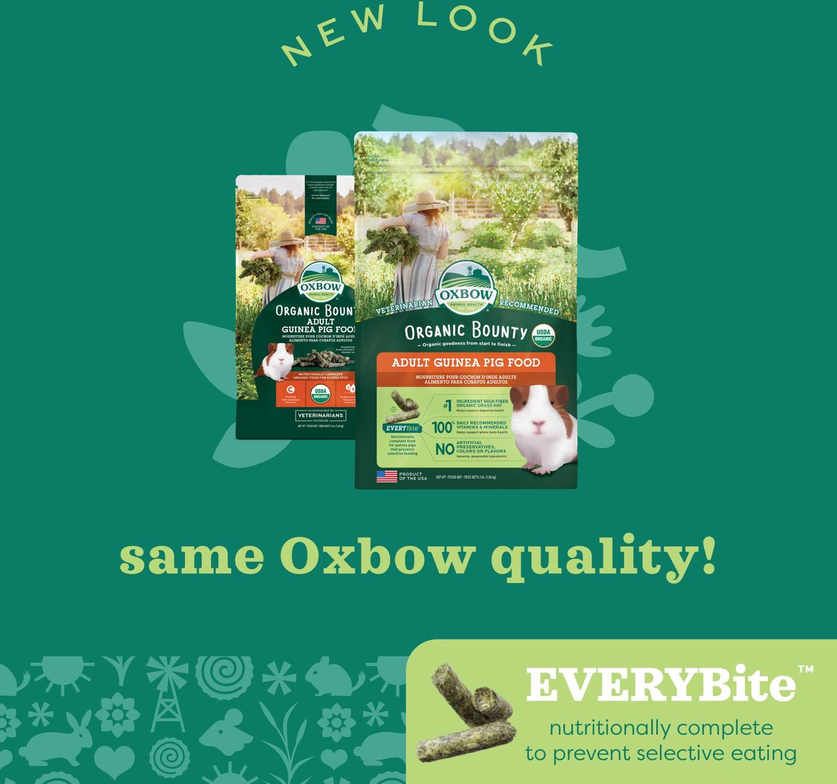 Oxbow Organic Bounty Adult Guinea Pig Food