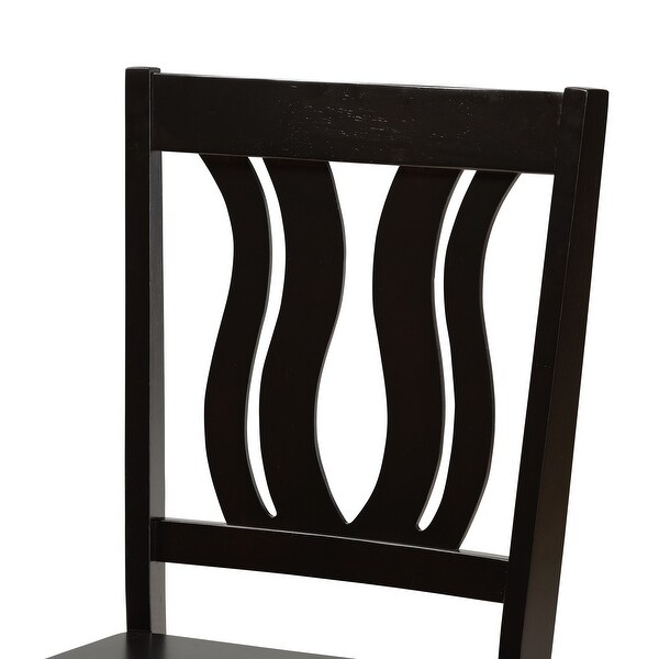 Fenton Mid-Century Modern 2-Piece Dining Chair Set