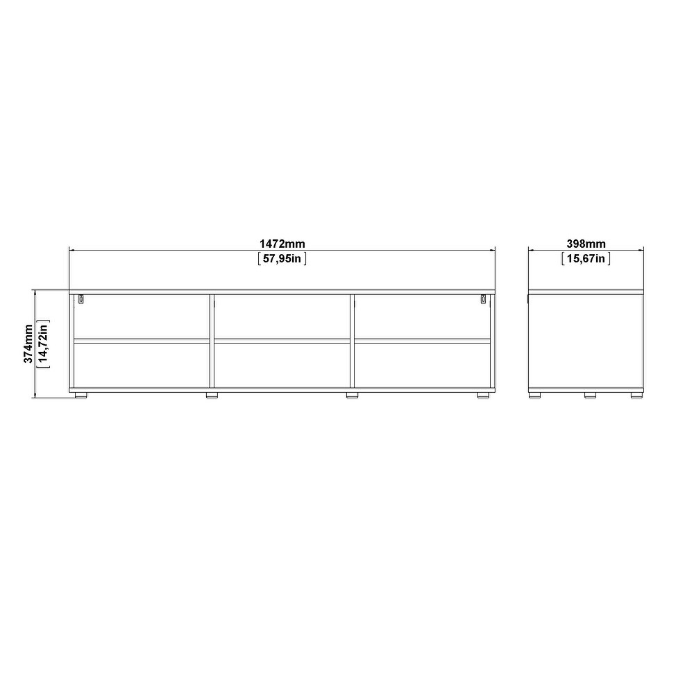 Porch   Den Media 6 Shelf TV Stand