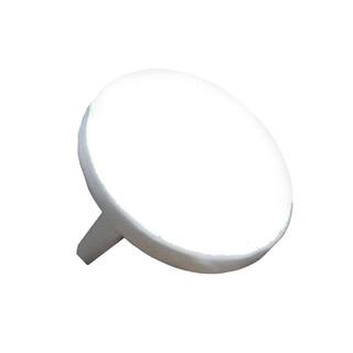 EZ Handrail 1.9 in. Aluminum Round ADA Handrail White Endcap EZA410-W