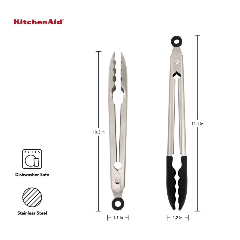 KitchenAid Serving and Kitchen Tongs  Set of 2