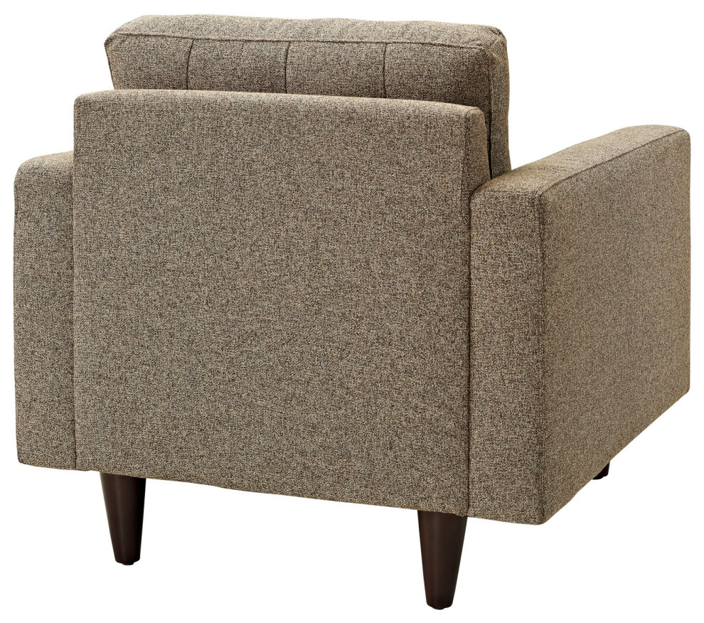 Empress Upholstered Fabric Armchair   Midcentury   Armchairs And Accent Chairs   by Modway  Houzz