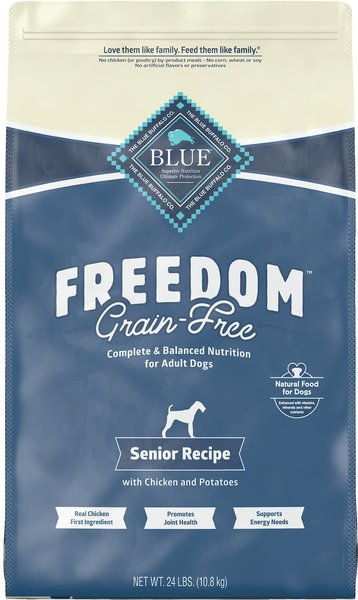 Blue Buffalo Freedom Senior Chicken Recipe Grain-Free Dry Dog Food