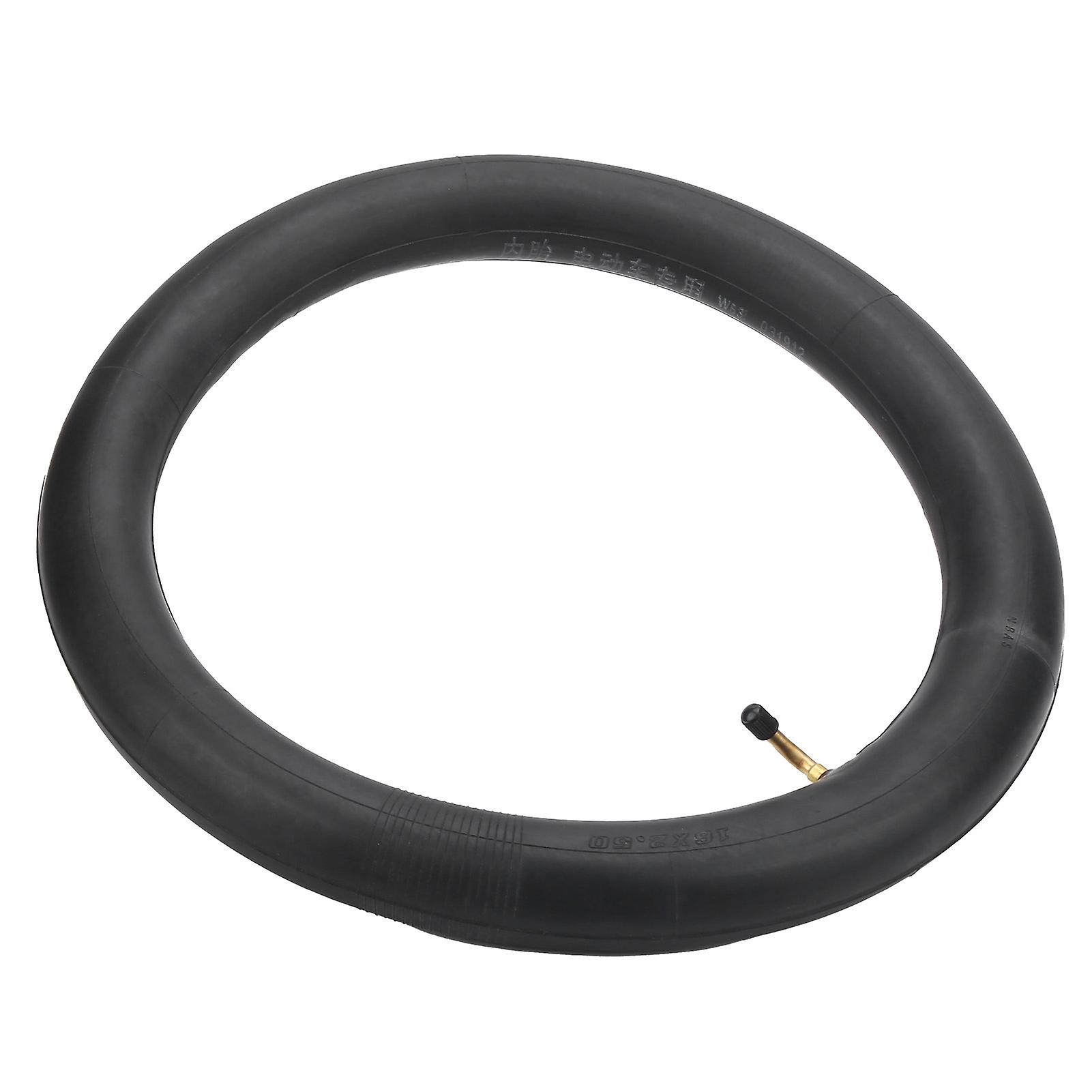 16x2.50 Electric Bicycle Inner Tube With Bent Angle Valve Thicken Butyl Rubber Inner Tubes