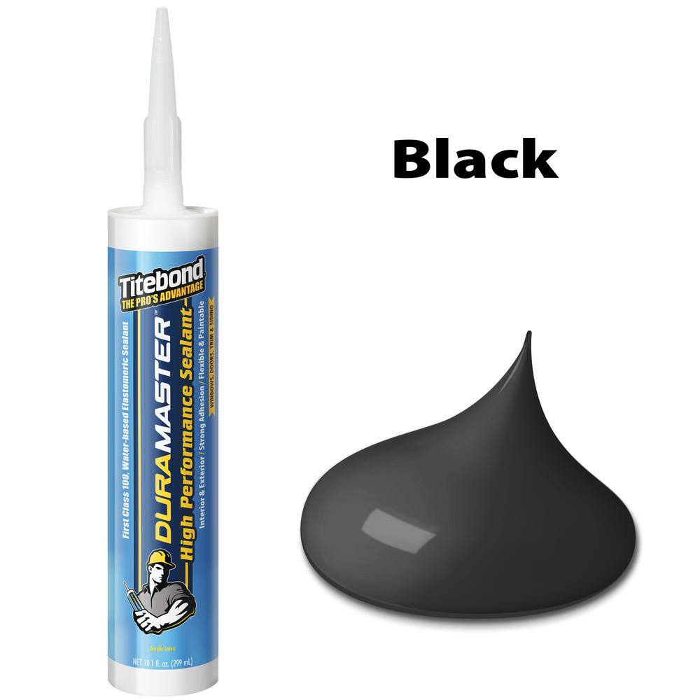 Titebond DuraMaster 10.1 oz. Black High Performance Elastomeric Sealant (12-Pack) 32011