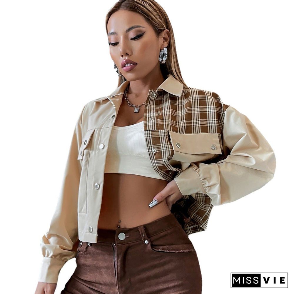 Casual Jacket Jacket Loose Casual Single-breasted Lapel Jacket Women