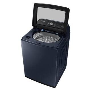  5.4 cu.ft. Smart Top Load Washer with Pet Care Solution and Super Speed Wash in brushed navy blue WA54CG7150AD