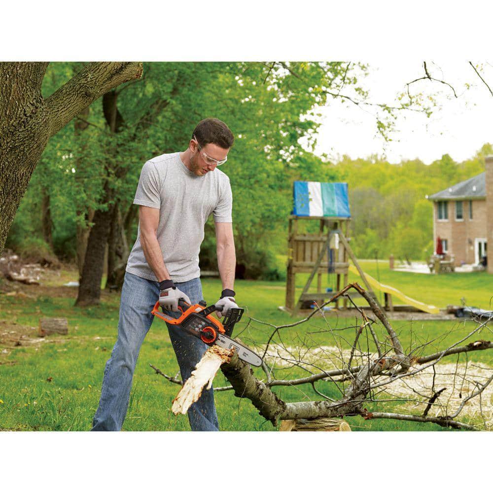 BLACKDECKER 20V MAX 10 in Battery Powered Chainsaw Kit with