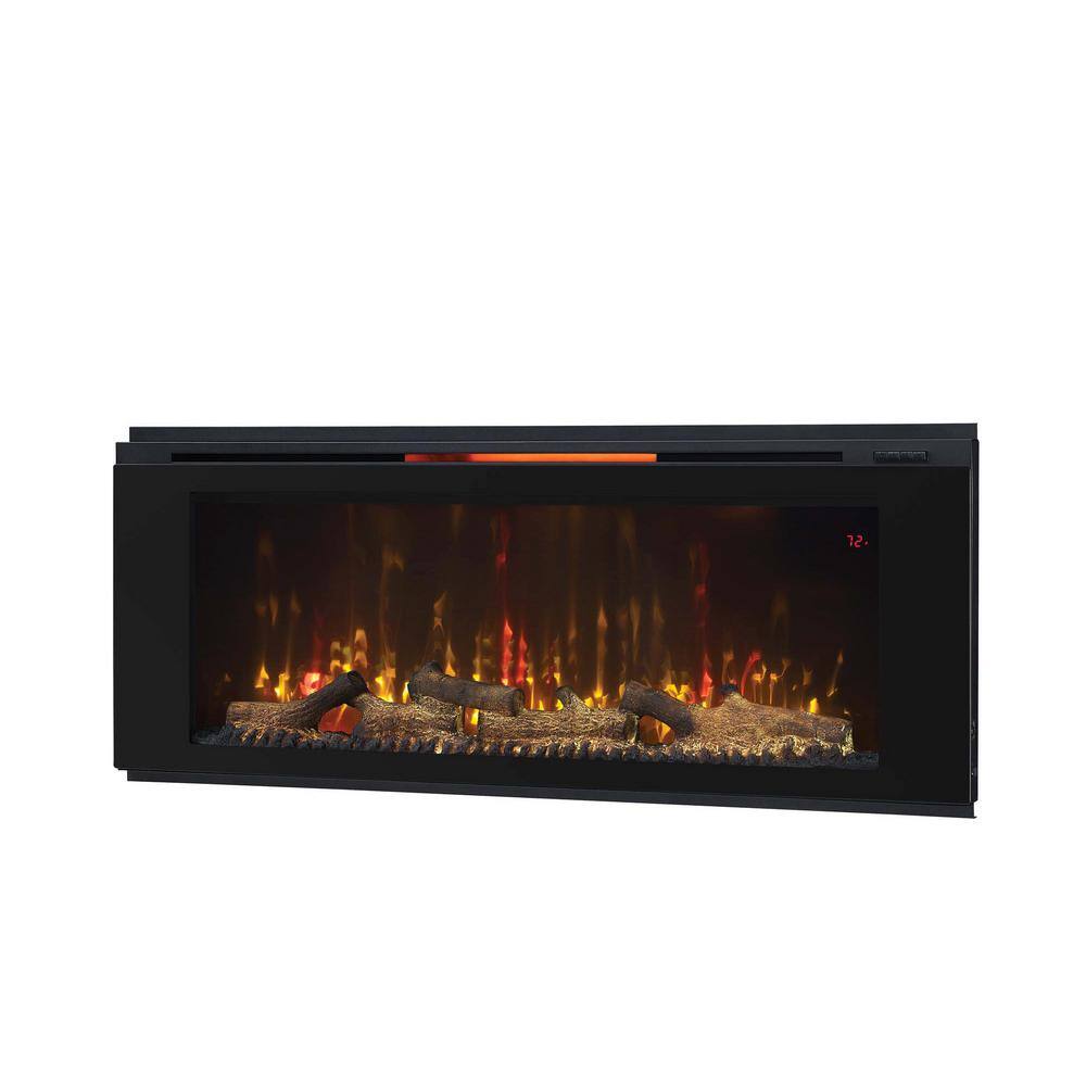 Classic Flame Helen 48 in. Wall-Mount Electric Fireplace in Black 48HF320FGT