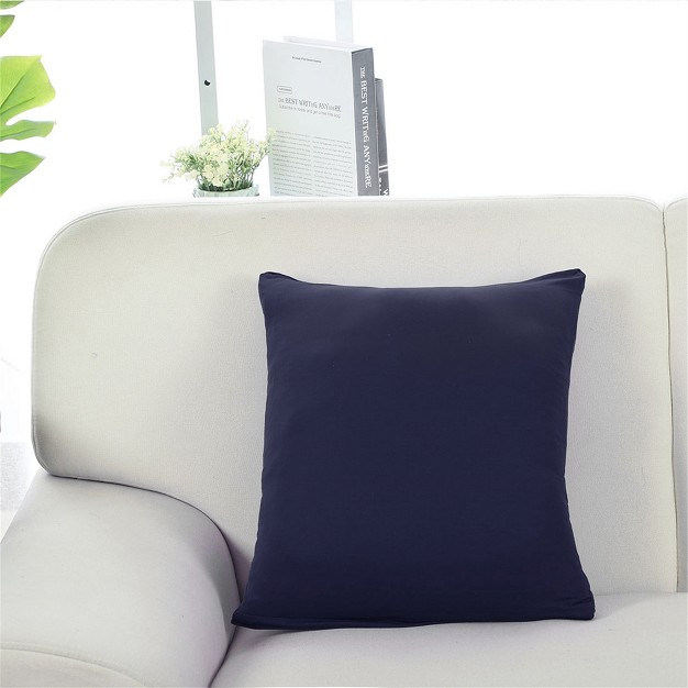 Polyester Home Elastic Zip Up Decorative Pillow Cover Piccocasa