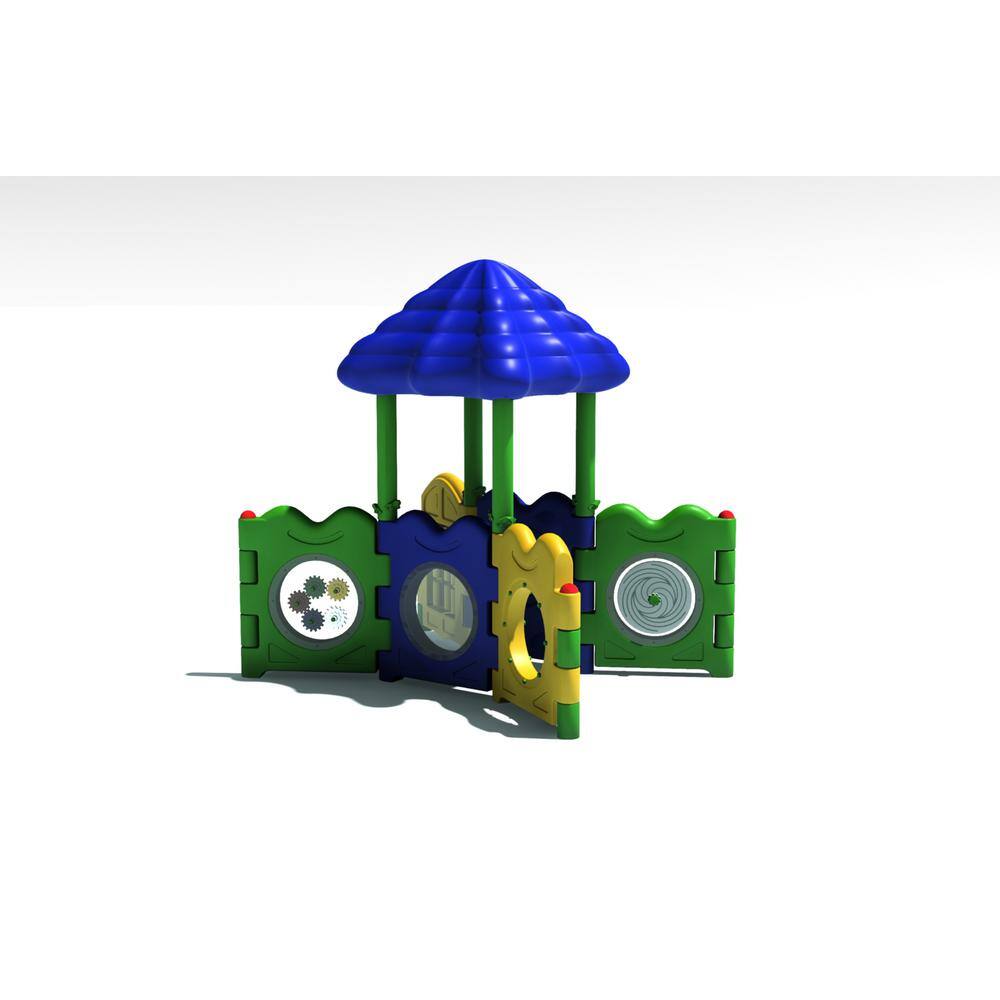 Ultra Play Discovery Center Playhouse with Anchor Bolt Mount DC-PLAY02-08-0186