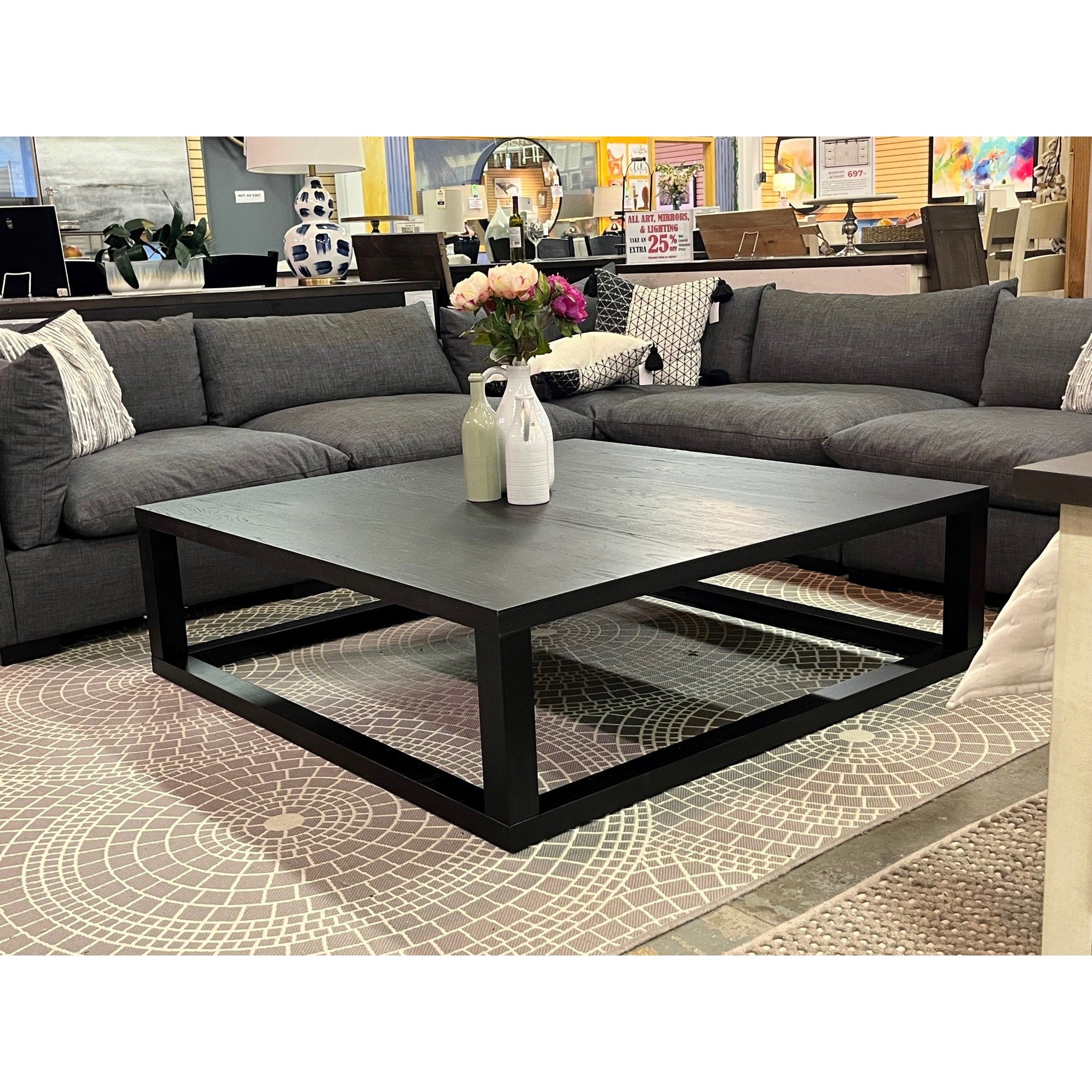 Rowe Furniture's Grove 54 Square Coffee Table