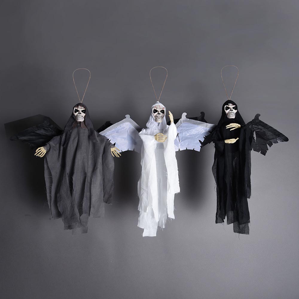 Yescom Animated Skeleton Props w/ Wings Sound Activated Lighted