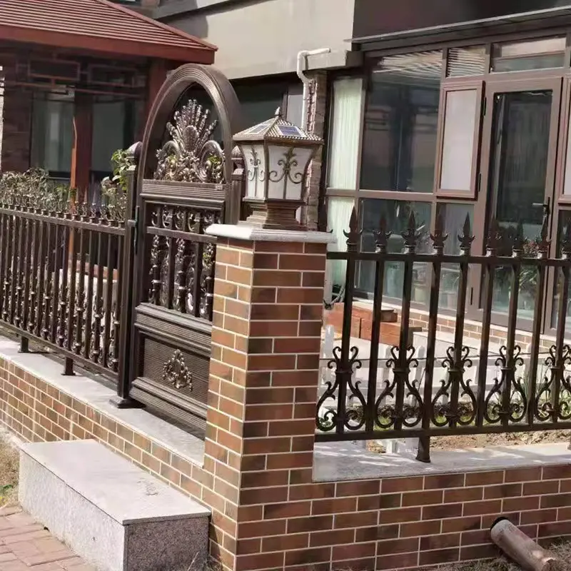 Top Quality Custom Design Aluminum oy Balcony Guardrail Fencing Supplies  Security Fence