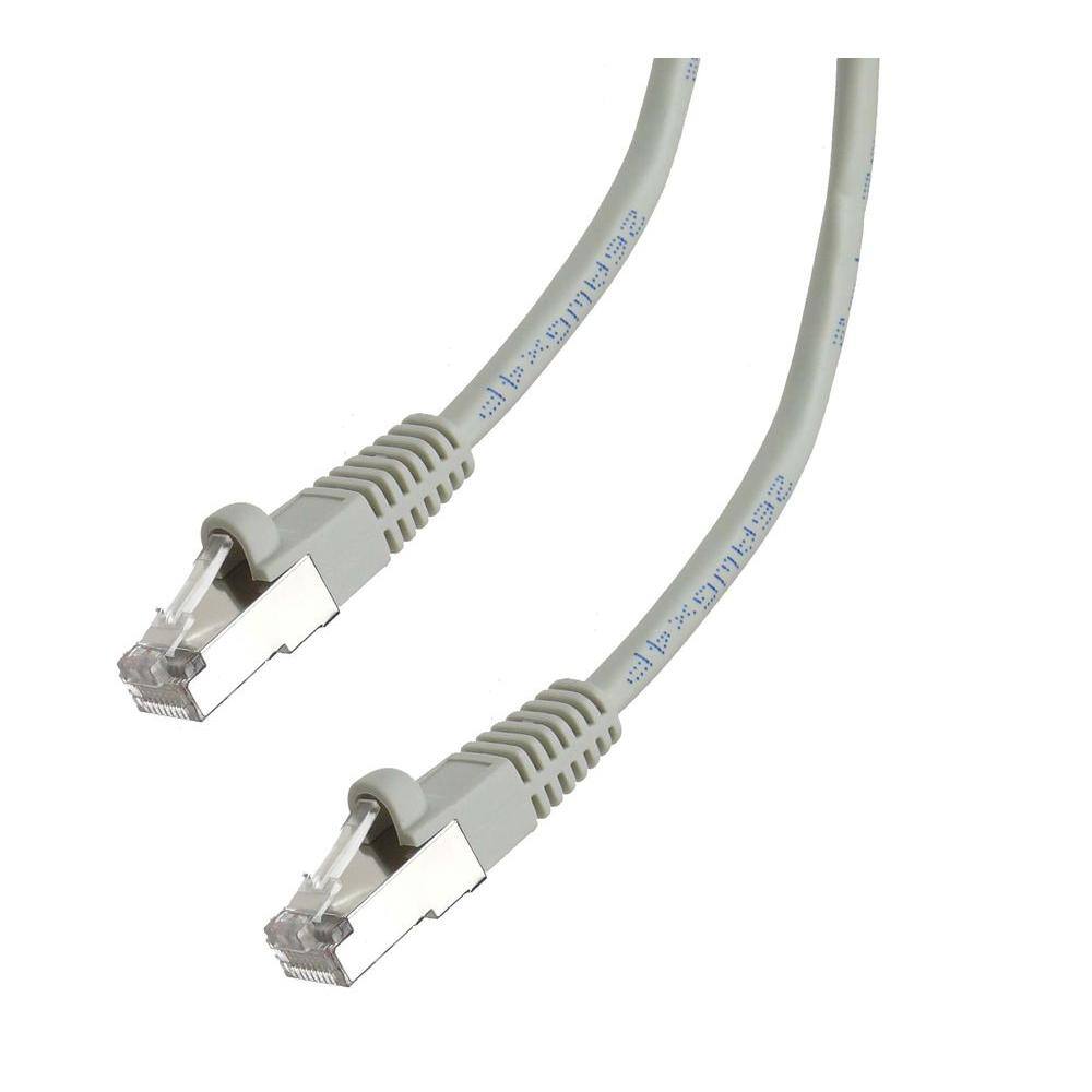 NTW 10 ft. Cat6 Snagless Shielded (STP) Network Patch Cable Gray 345-S6-010GY