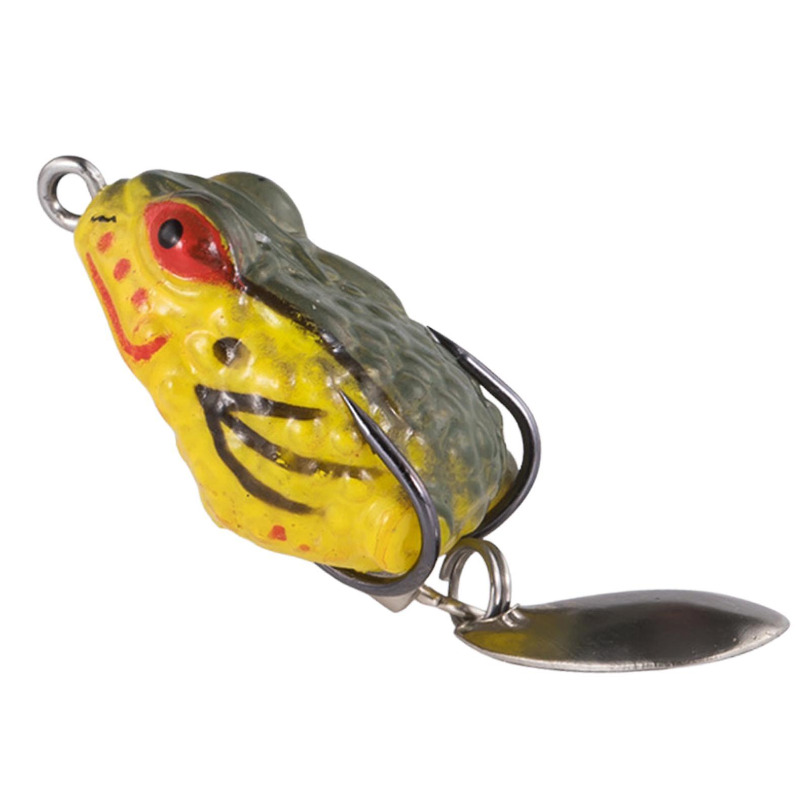 Frog Lure Bass Bait Metal Sequin Swimbait Float On Water Lure For Freshwater Style C