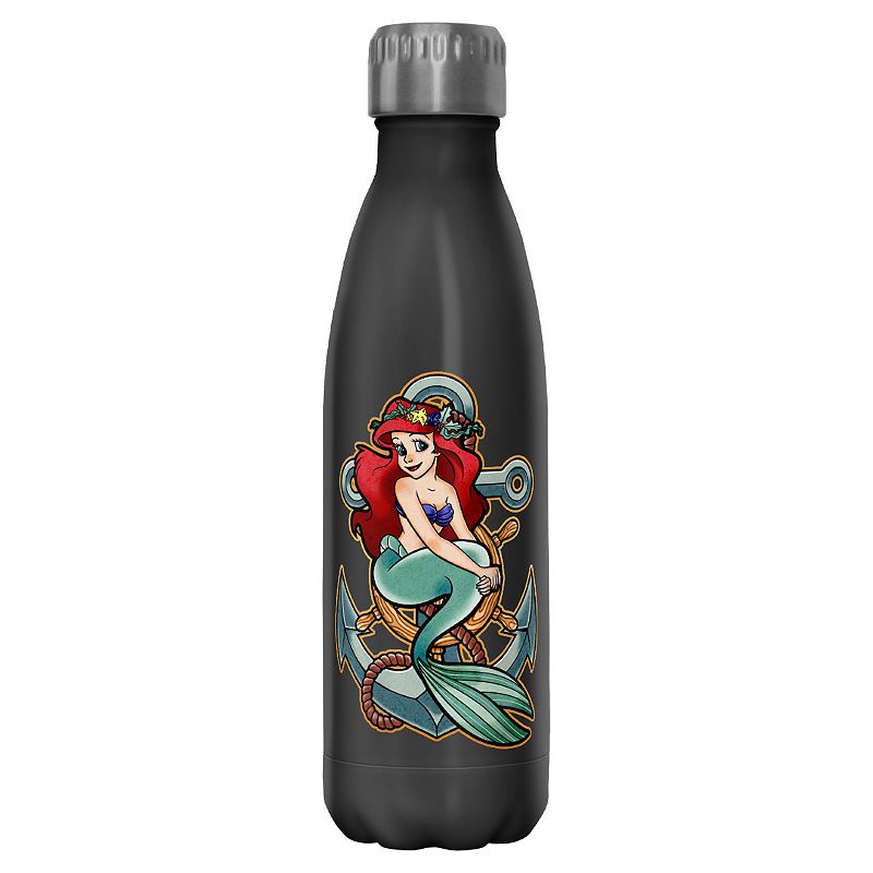 Little Mermaid Anchor Stainless Steel Water Bottle