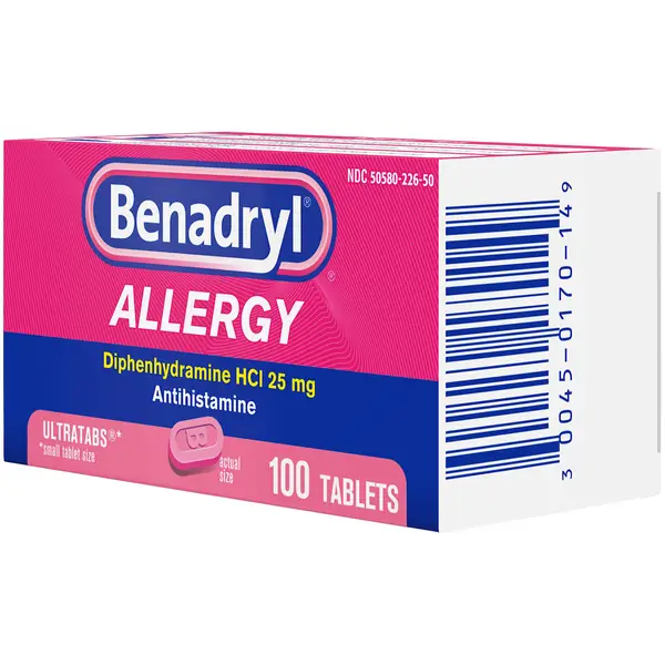 Benadryl UltraTabs Allergy Tablets