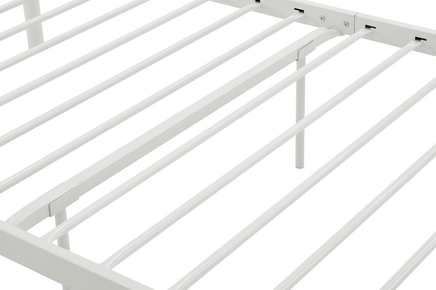 Mainstays Metal Canopy Bed， Off White