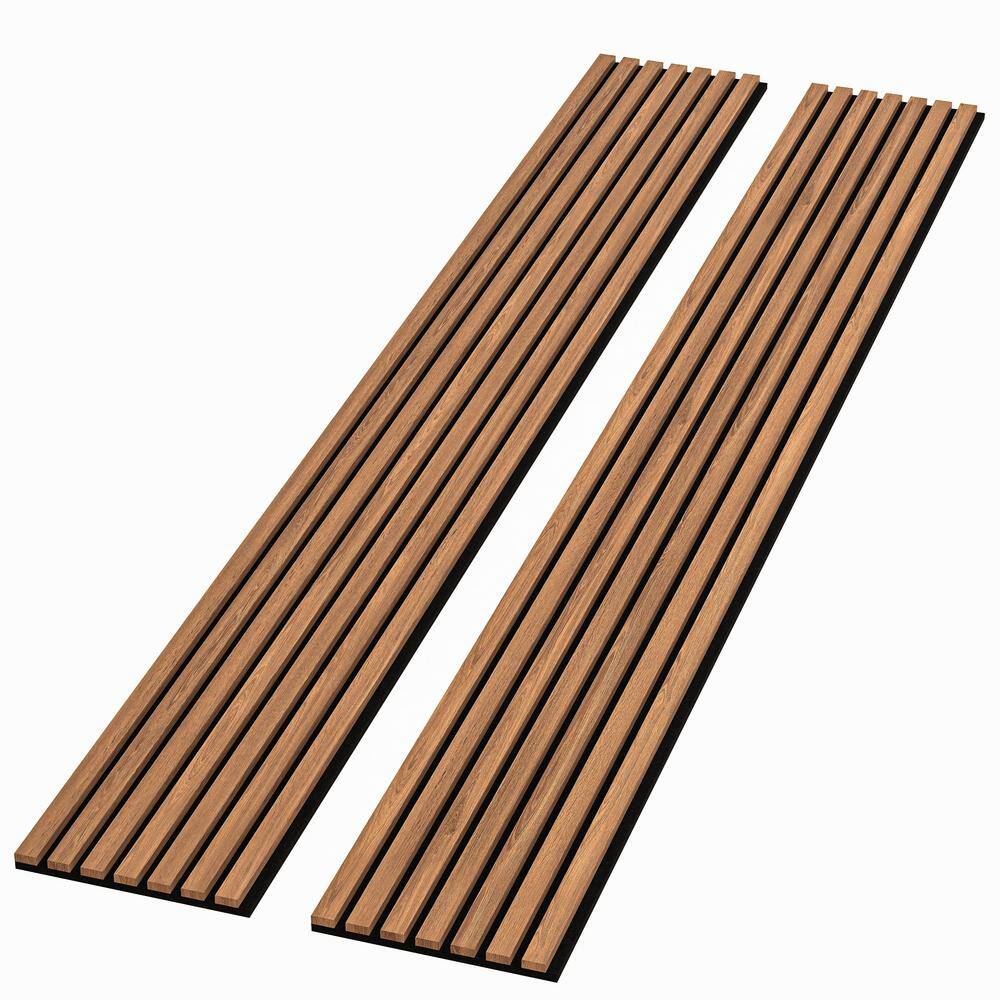 Ejoy 94 in. x 23.6 in x 0.8 in. Acoustic Vinyl Wall Cladding Siding Board (Set of 1 piece) VinylWallCladding_ACP_LightMaple94x24