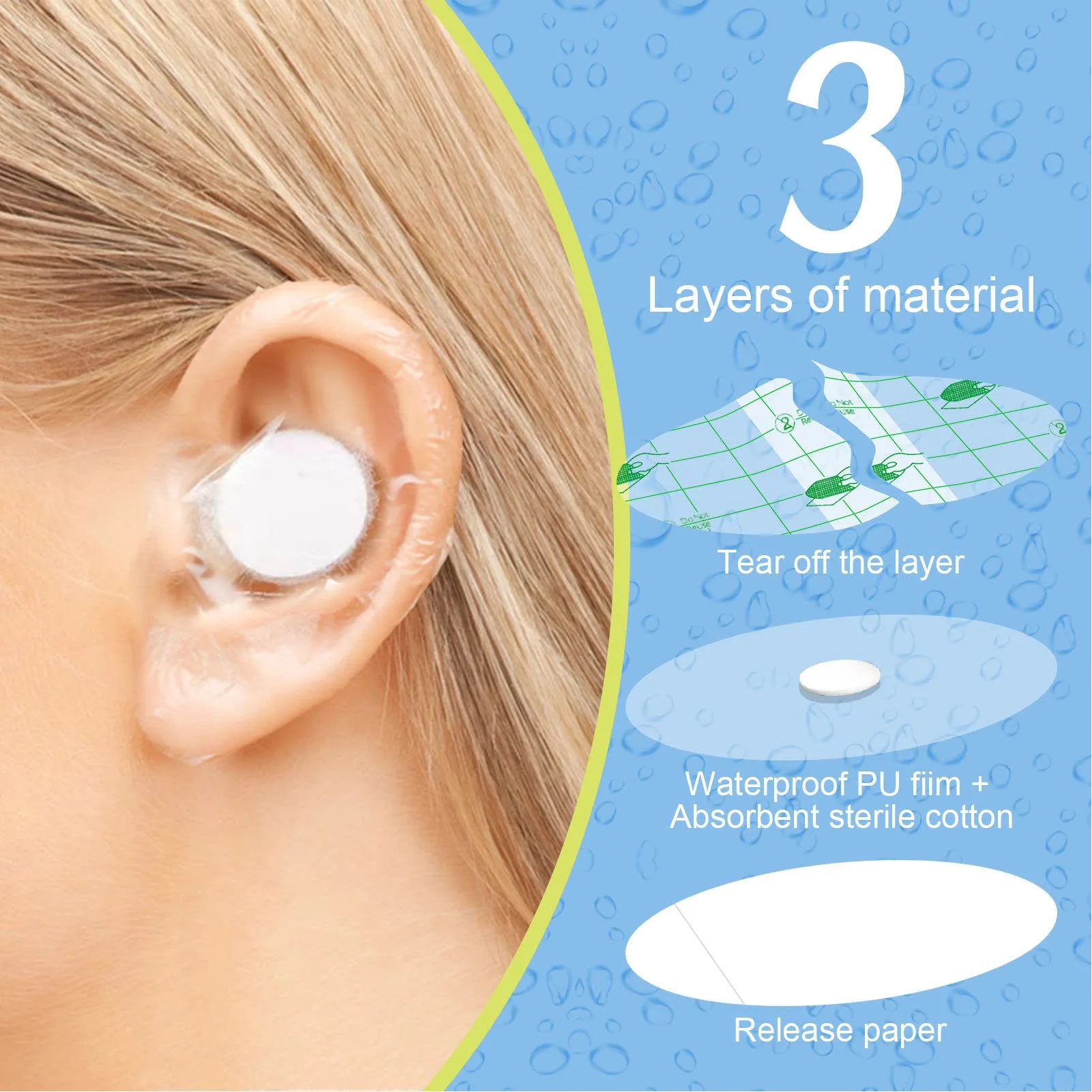 🔥Fall 50% Off Sale This Weekend Only🔥Waterproof Ear Stickers For