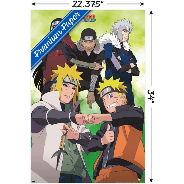 Trends International Naruto Shippuden Green Unframed Wall Poster Prints