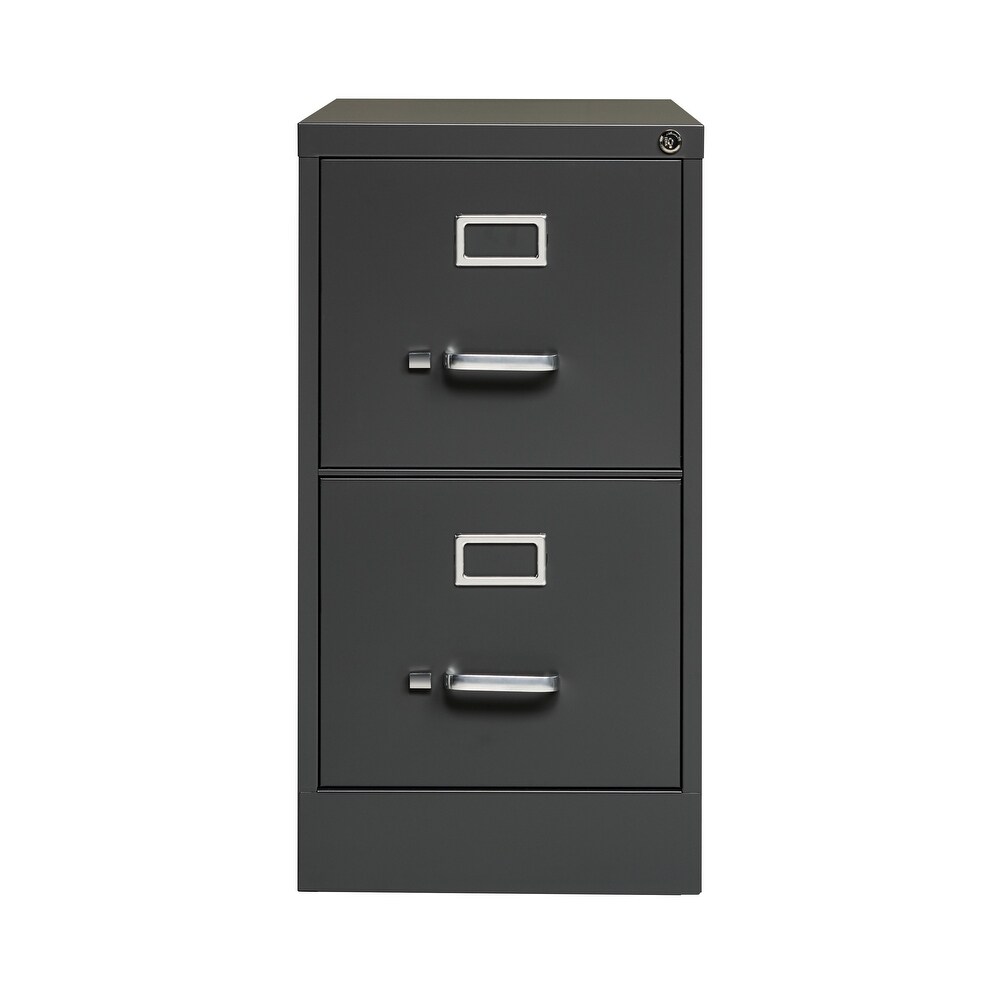 Hirsh 26.5 in 2 Dr Vertical File  Letter  Dropship  Charcoal